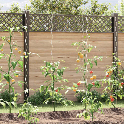 Tomaten Spiralstäbe 50 Stk. 170 cm Verzinkter Stahl 6 mm Pflanzstäbe Rankhilfe