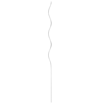 vidaXL Tomato Spiral Stakes, 50 pcs, 110 cm, Galvanized Steel