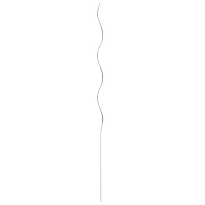 vidaXL Tomato Spiral Stakes, 50 pcs, 110 cm, Galvanized Steel
