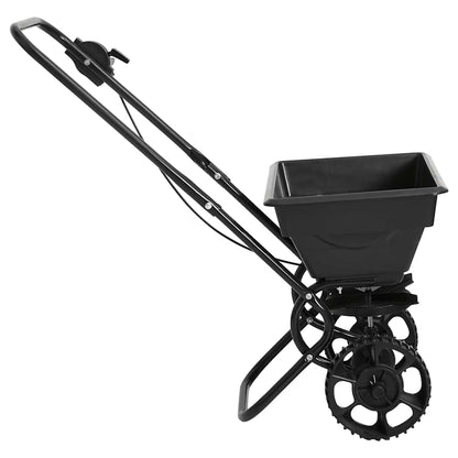 Handstreuwagen Salzstreuer PVC Stahl 92x46x70 cm 15 L Düngewagen Streuwagen