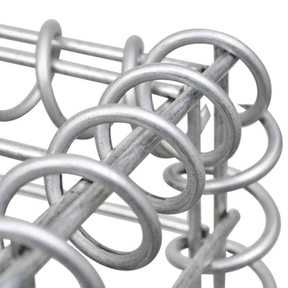 Gabionen Hochbeet Verzinkter Stahl 270×50×100 cm Gabionenpflanzkübel