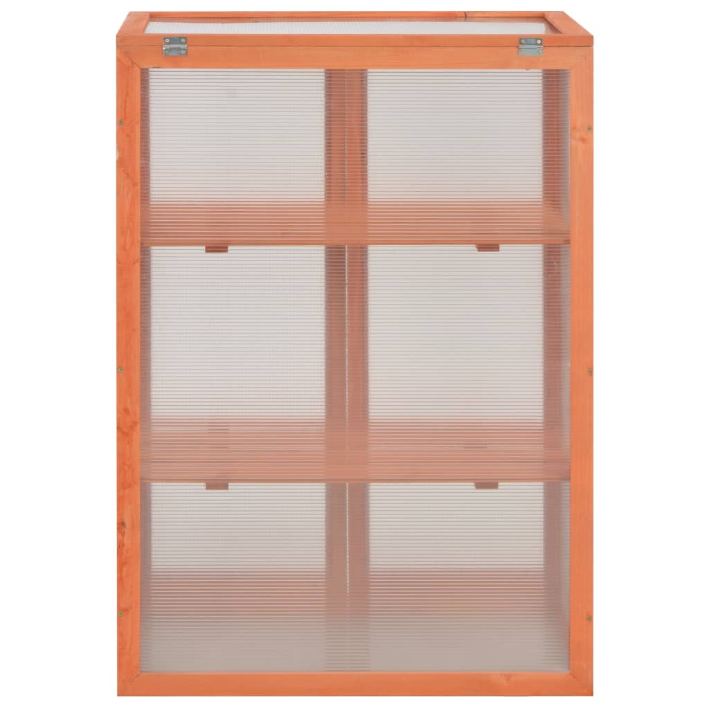 vidaXL Greenhouse Cabinet Wood 75x47x109 cm