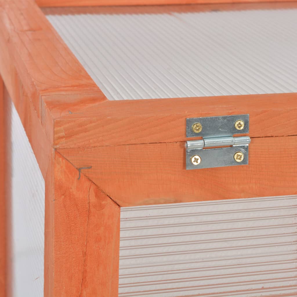 vidaXL Greenhouse Cabinet Wood 75x47x109 cm