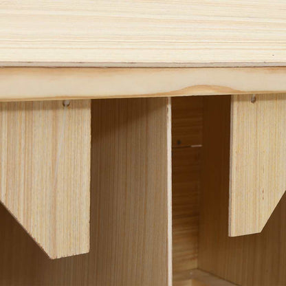 Abrollnest Hühner 5-fach Legenest Holz 117x33x54 cm Schrägdach Eierfach
