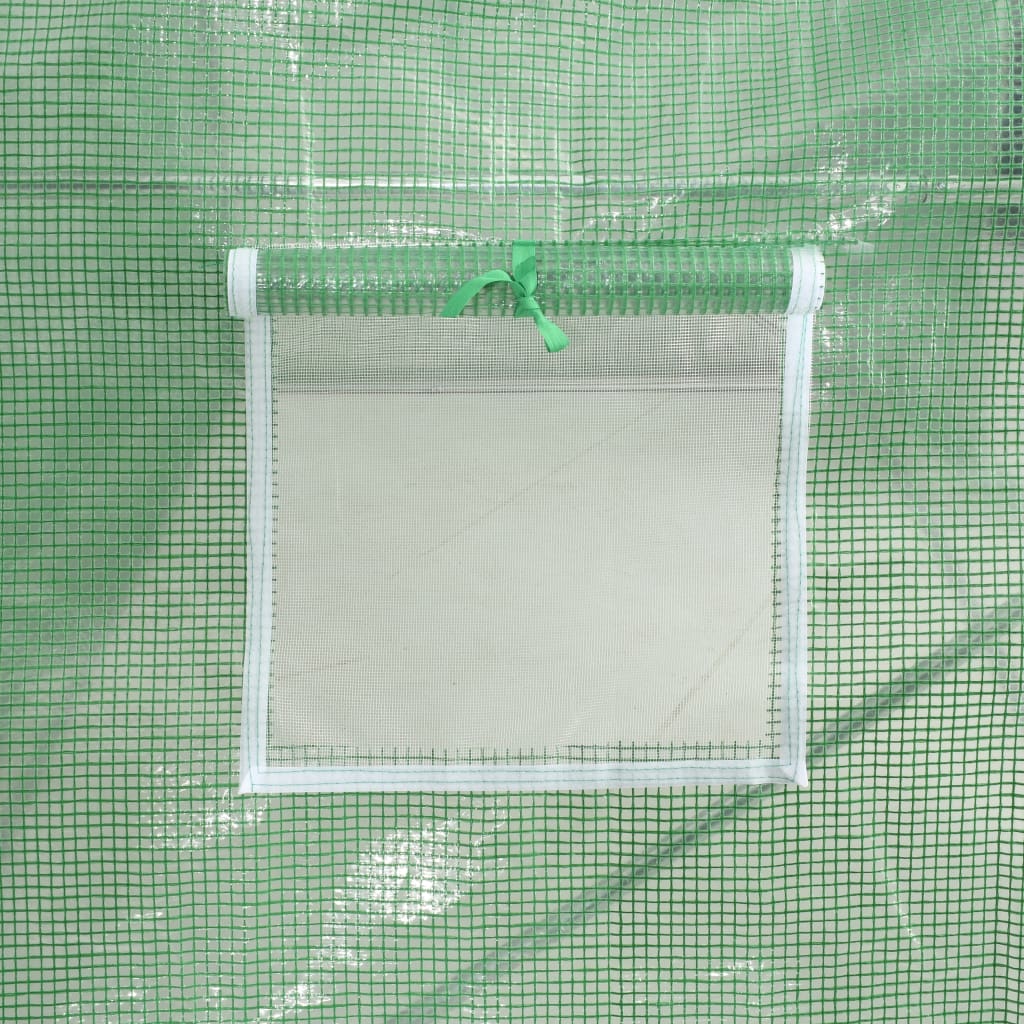 Foliengewächshaus 13,5 m² 450×300×200 cm 6 Fenster PE 140 g/m³ Gartentunnel