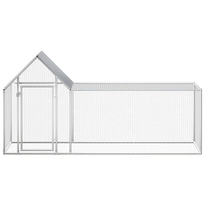 Hühnerkäfig Hühnerstall Stahl 3 x 1 x 1,5 m Auslauf Freigehege Tierkäfig Geflügelstall