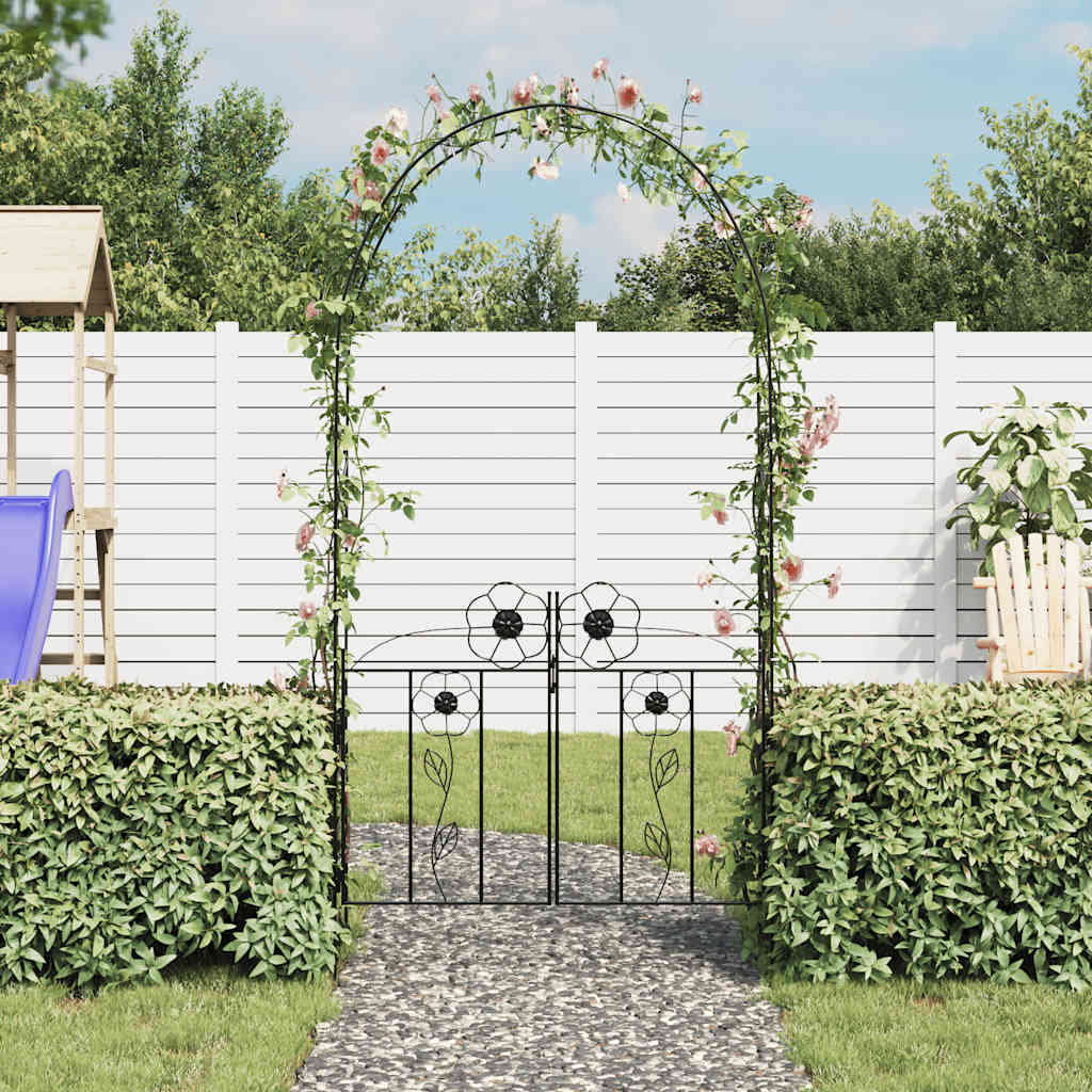 Garden gate, rose arch, trellis, rose column, espalier, pergola