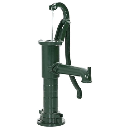 Handschwengelpumpe Gartenpumpe Gusseisen grün Brunnenpumpe Handpumpe