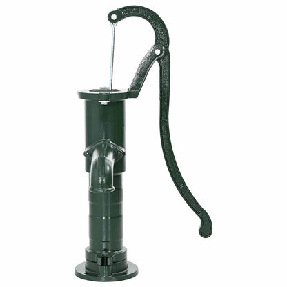 Handschwengelpumpe Gartenpumpe Gusseisen grün Brunnenpumpe Handpumpe