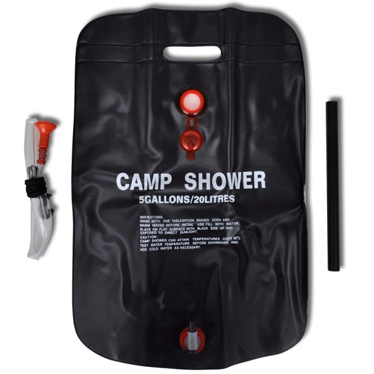 2er Set Solardusche Campingdusche Gartendusche Dusche PVC 59,5 x 40 cm