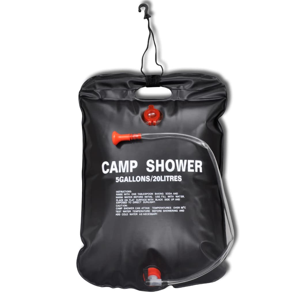 2er Set Solardusche Campingdusche Gartendusche Dusche PVC 59,5 x 40 cm