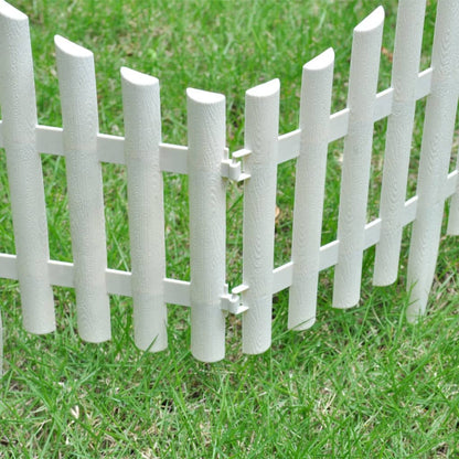 Beeteinfassung Weiß PP 10 m Rasenkante Beetumrandung Gartenzaun