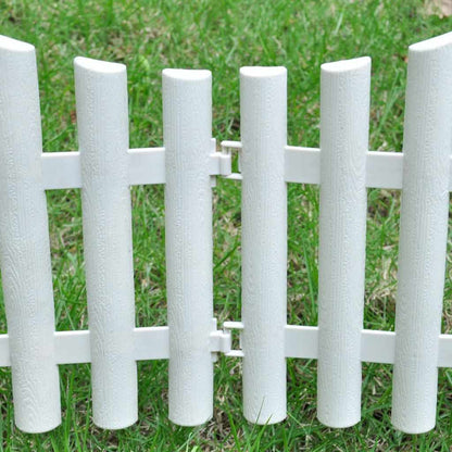 Beeteinfassung Weiß PP 10 m Rasenkante Beetumrandung Gartenzaun