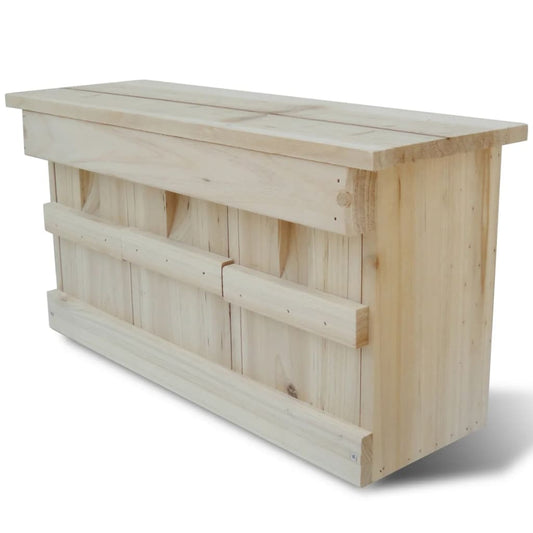Nistkasten Spatzenhaus 44 x 15,5 x 21,5 cm Holz Vogelhaus Sperling