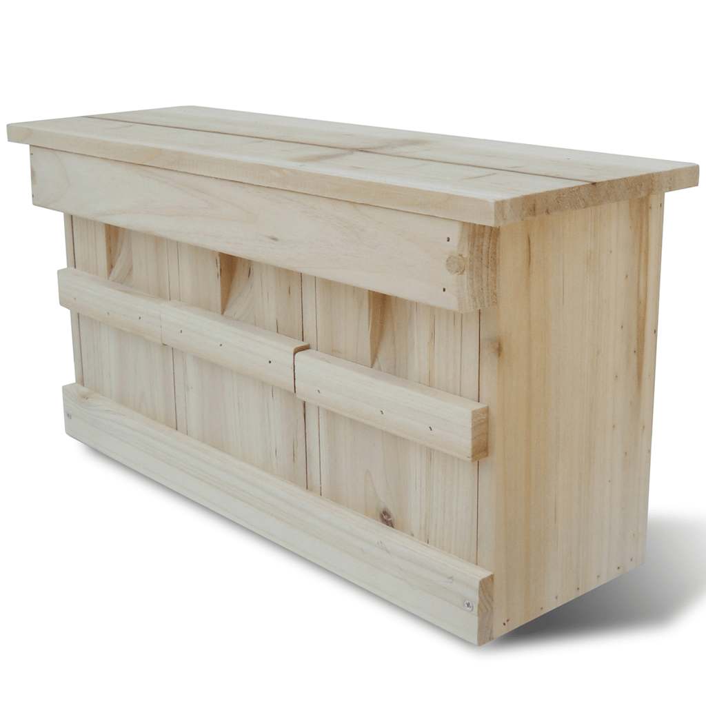 Nistkasten Spatzenhaus 44 x 15,5 x 21,5 cm Holz Vogelhaus Sperling