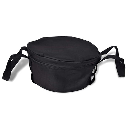 Dutch Oven Bräter Gusseisen ca. 4,2 Liter Holländischer Ofen Schwarz 30 x 27 x 15 cm