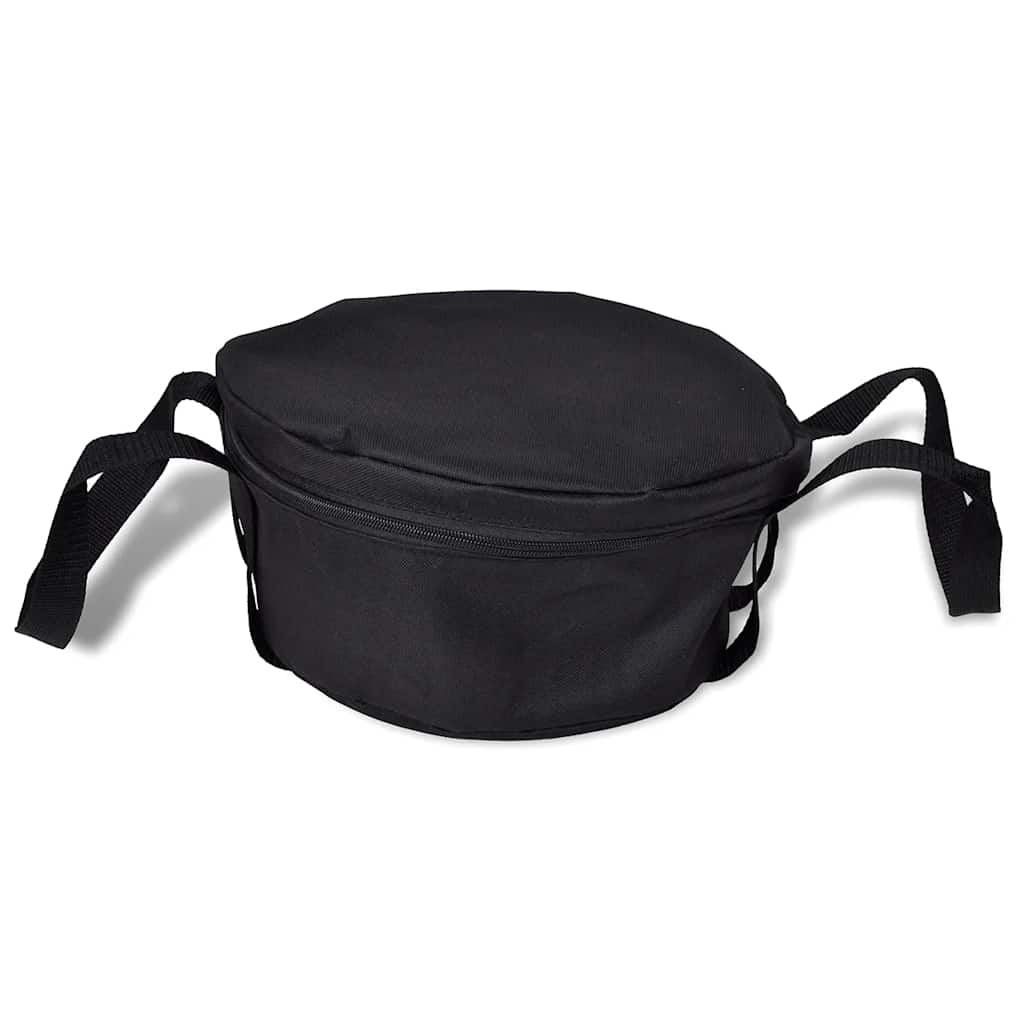 Dutch Oven Bräter Gusseisen ca. 11,3 Liter Holländischer Ofen Schwarz 43 x 40 x 19 cm