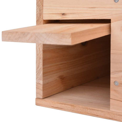 Igelhaus aus Holz mit Labyrinth-Eingang – Winterquartier & Unterschlupf für Igel