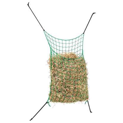 Hay nets, 2 pieces, square, 0.9x1 m, PP feed net for horses and ponies