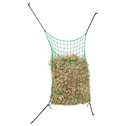 Hay net 2-pack, square, 0.9 x 1.5 m, PP feed net for horses and ponies