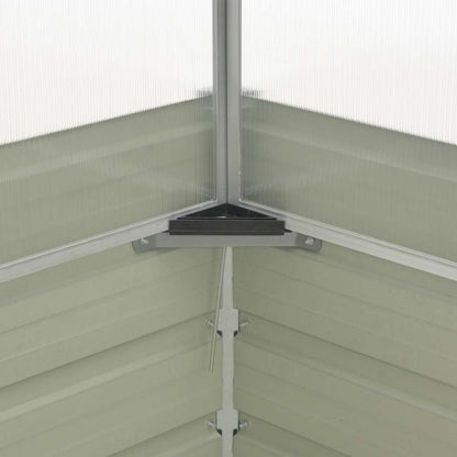 vidaXL Greenhouse Anthracite 100x100x77 cm Galvanized Steel
