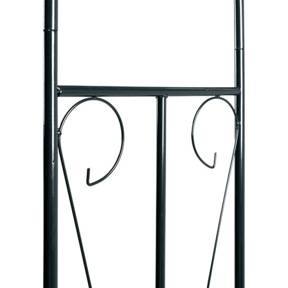 vidaXL Rose Arch Dark Green 120x38x258 cm Iron