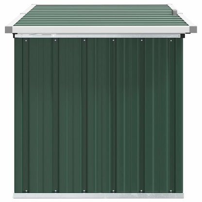 Gartenbox Aufbewahrungsbox 129x67x65 cm Stahl Grün Kissenbox Wetterfest