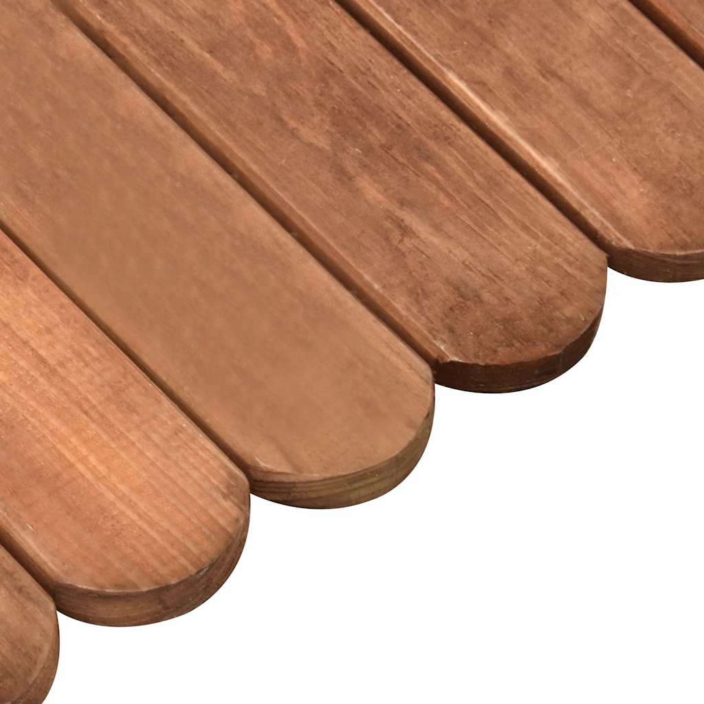 Beeteinfassung Braun 120 cm Imprägniertes Kiefernholz flexibel Rasenkante