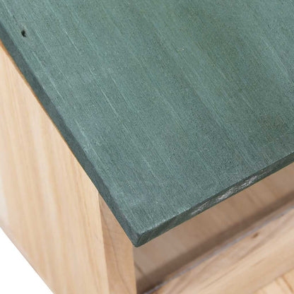 Eichhörnchen-Futterhaus aus Holz mit Klappdeckel – 4x Futterstation Eichhörnchen