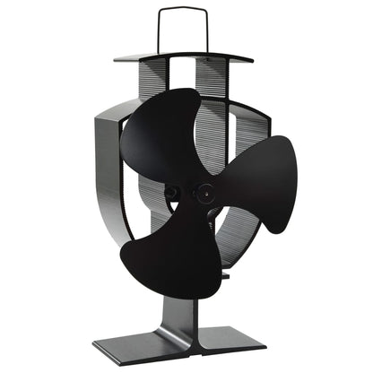 Ofenventilator ohne Strom Kaminventilator hitzebetrieben 3 Blatt 50-300°C