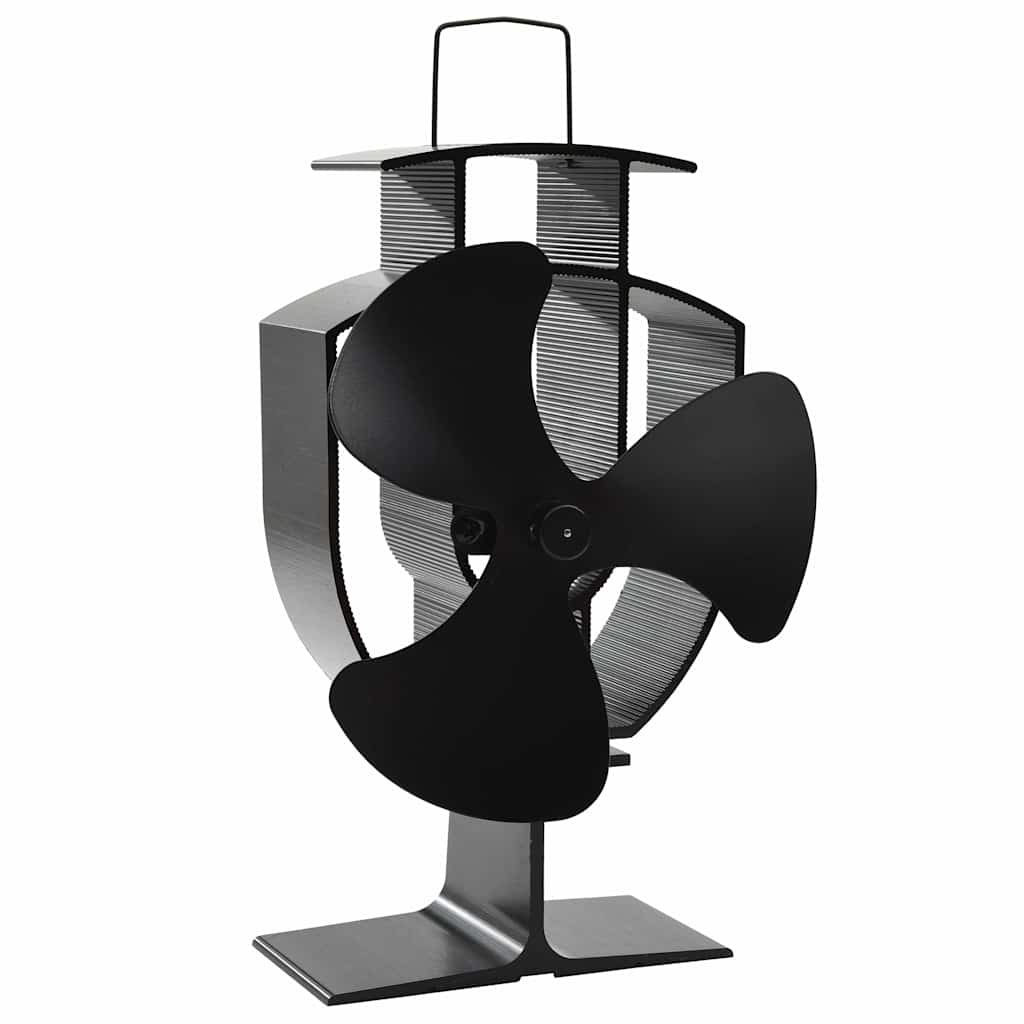 Ofenventilator ohne Strom Kaminventilator hitzebetrieben 3 Blatt 50-300°C