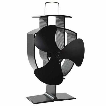 Ofenventilator ohne Strom Kaminventilator hitzebetrieben 3 Blatt 50-300°C