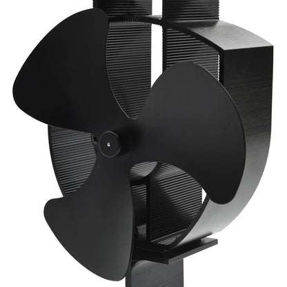 Ofenventilator ohne Strom Kaminventilator hitzebetrieben 3 Blatt 50-300°C