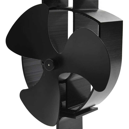 Ofenventilator ohne Strom Kaminventilator hitzebetrieben 3 Blatt 50-300°C