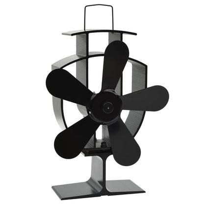 Ofenventilator ohne Strom Kaminventilator hitzebetrieben 5 Blatt 50-300°C