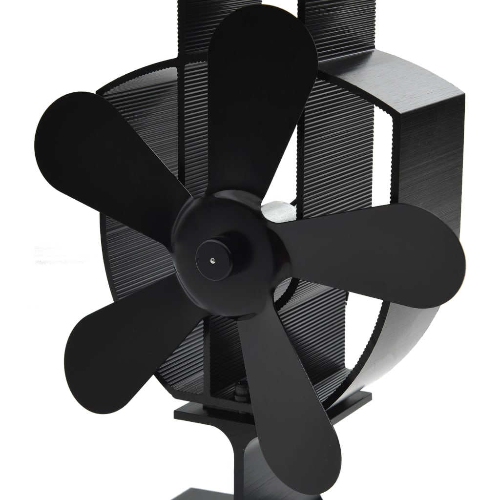 Ofenventilator ohne Strom Kaminventilator hitzebetrieben 5 Blatt 50-300°C
