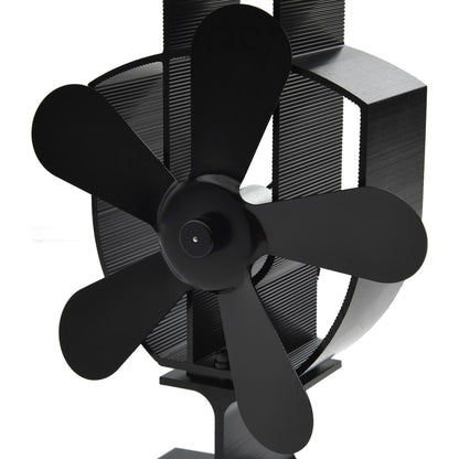 Ofenventilator ohne Strom Kaminventilator hitzebetrieben 5 Blatt 50-300°C
