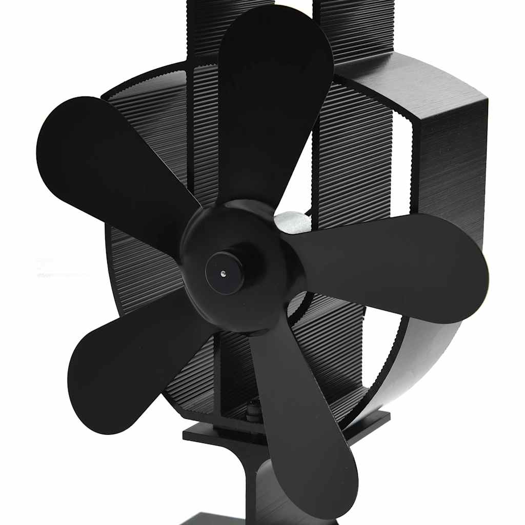 Ofenventilator ohne Strom Kaminventilator hitzebetrieben 5 Blatt 50-300°C