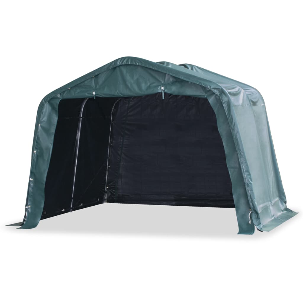 vidaXL Pasture Tent PVC 550 g/m² 3.3×3.2 m Dark Green