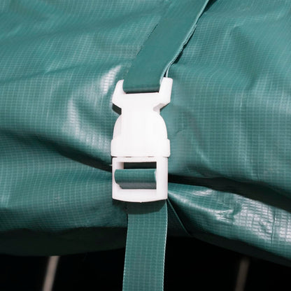 vidaXL Pasture Tent PVC 550 g/m² 3.3×3.2 m Dark Green