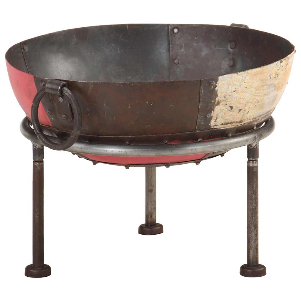 Feuerschale Ø 40 cm Bunt Rustikal Eisen Feuerstelle Shabby Feuerstelle rusty