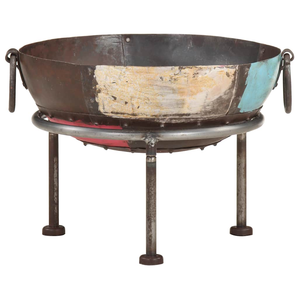Feuerschale Ø 40 cm Bunt Rustikal Eisen Feuerstelle Shabby Feuerstelle rusty