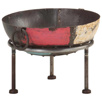 Feuerschale Ø 40 cm Bunt Rustikal Eisen Feuerstelle Shabby Feuerstelle rusty