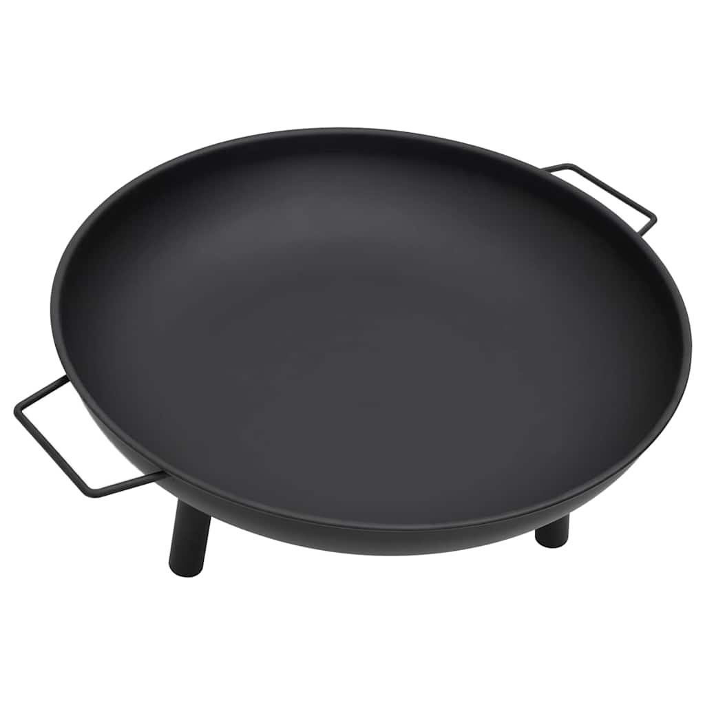 Fire bowl 67.5x58x22.5 cm steel black fire pit
