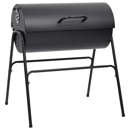 Holzkohlegrill XXL Grillwagen BBQ Grill mit Deckel Warmhalterost