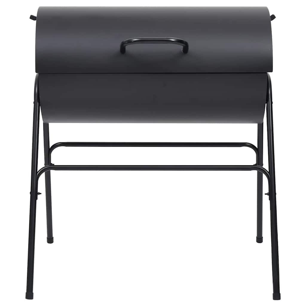 Holzkohlegrill XXL Grillwagen BBQ Grill mit Deckel Warmhalterost