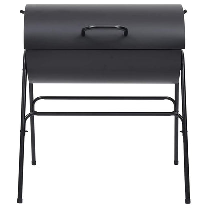 Holzkohlegrill XXL Grillwagen BBQ Grill mit Deckel Warmhalterost