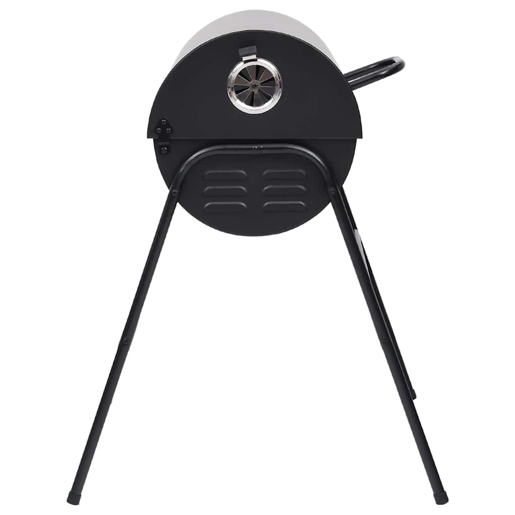 vidaXL Grill with 2 Grill Racks Black 80x95x90 cm Steel