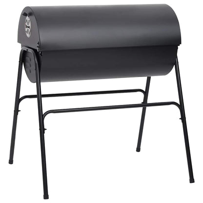 Holzkohlegrill XXL Grillwagen BBQ Grill mit Deckel Warmhalterost