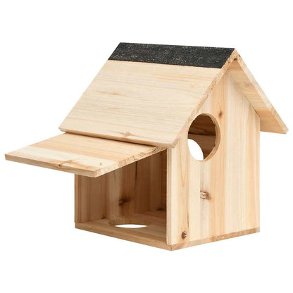 Eichhörnchenhaus aus Holz mit 3 Eingängen – Eichhörnchen-Kobel aus Tannenholz